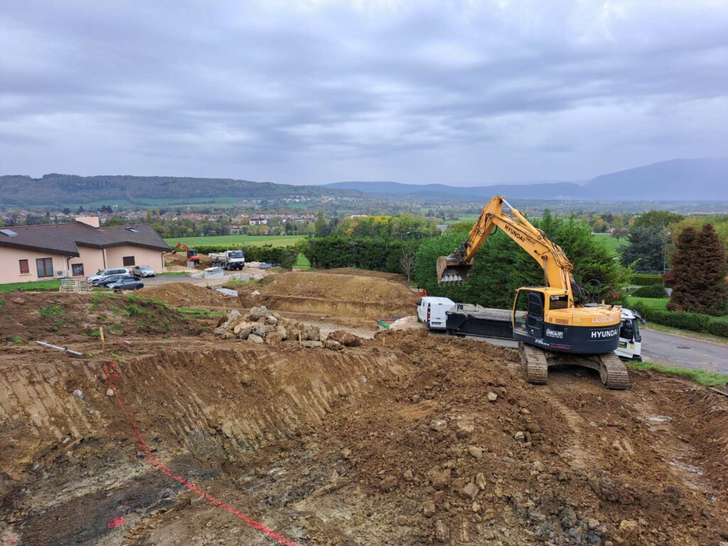 Travaux de terrassement